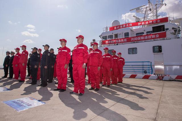 上海电信携手沪苏海上执法部门开展护缆专项行动