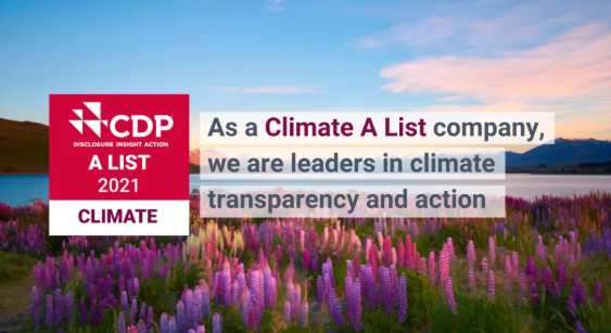 中国移动第四次成功入选CDP全球应对气候变化最高评级A名单