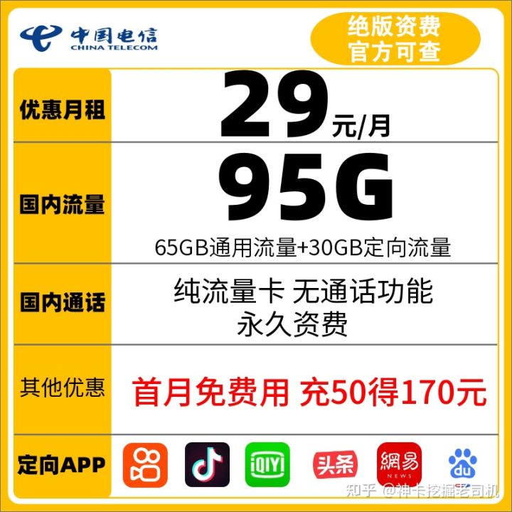 2024低月租大流量手机卡流量卡推荐,比一比哪个最划算