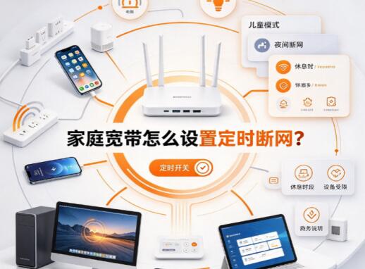 家庭宽带怎么设置定时断网？路由器定时上网设置教程