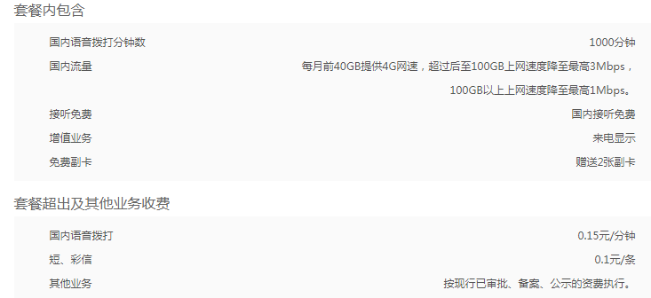 丽水联通4G冰激凌套餐199元 丽水联通4G冰激凌套餐199元