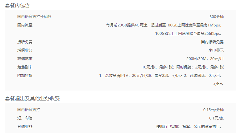 天津联通冰红卡99套餐 天津联通冰红卡99套餐