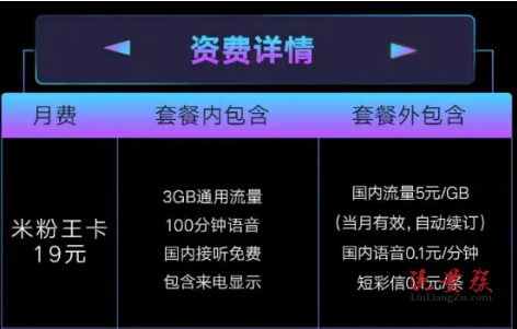 联通米粉王卡资费详情 可设置五个亲情号码 联通米粉王卡资费详情 可设置五个亲情号码
