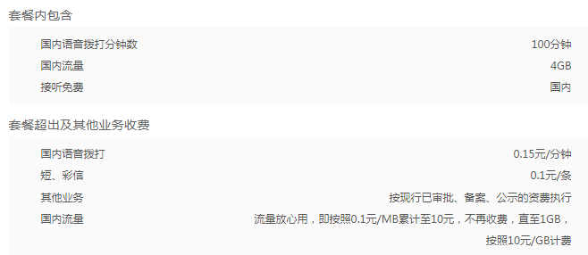 2024年黔东南联通4G全国流量王（36元/月）套餐
