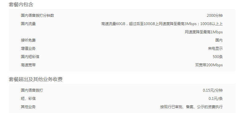 2024年南宁联通4G畅爽冰激凌红卡799元