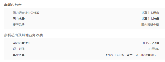 2024年阜阳联通4G畅爽冰激凌99元档副卡套餐