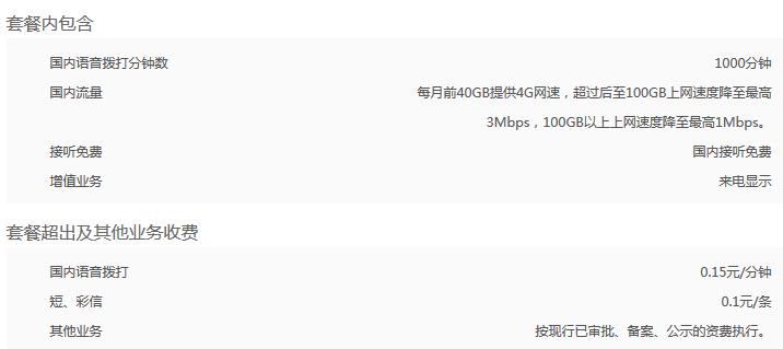 2024年宁德联通冰激凌套餐199元