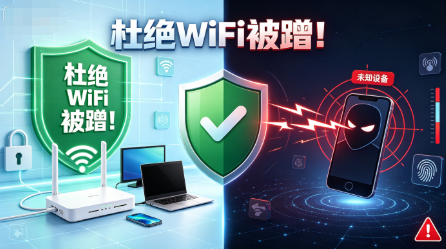 杜绝 WiFi 被蹭!几招保护路由器,不让别人偷网