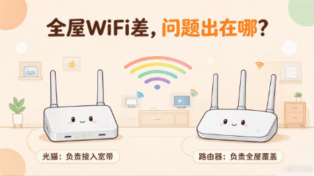 全屋 WiFi 信号差，是光猫还是路由器的锅？