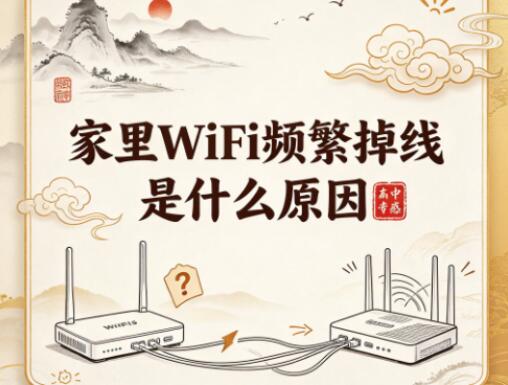 家里WiFi频繁掉线是什么原因?手把手教你快速排查故障