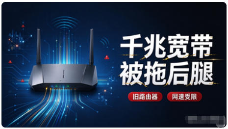千元千兆宽带白白浪费！旧路由器才是网速最大短板