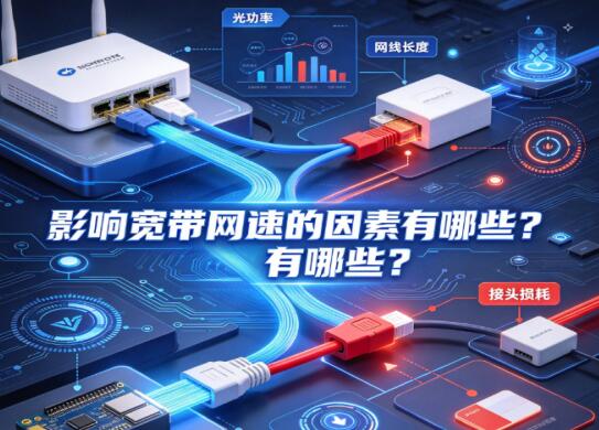 影响宽带网速的因素有哪些？网速慢真正原因一次性讲清