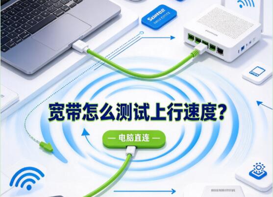 宽带怎么测试上行速度？最简单准确的官方方法