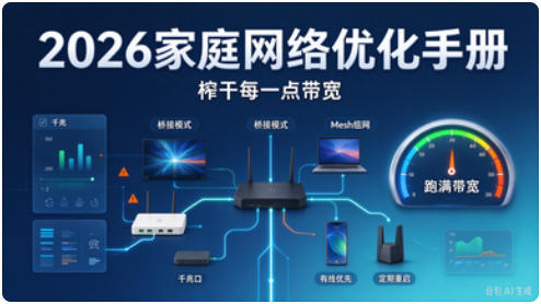 2026 家庭网络优化手册：榨干每一点带宽