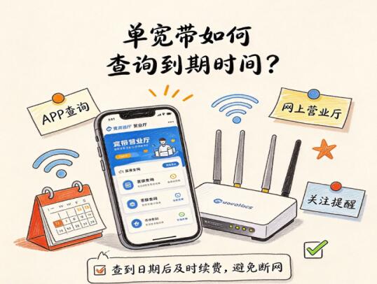 单宽带如何查询到期时间？多种查询方法汇总