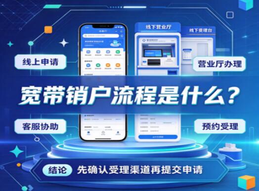 宽带销户流程是什么？线上线下办理方法汇总
