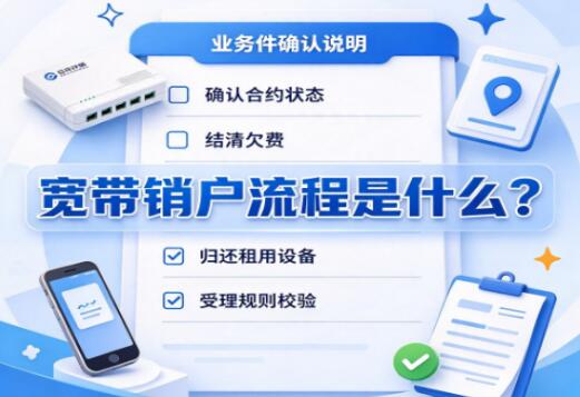 宽带销户流程是什么？线上线下办理方法汇总