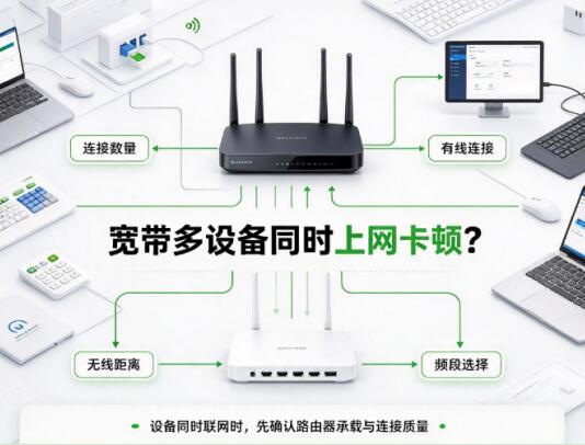 宽带多设备同时上网卡顿?QoS设置让网速分配更合理